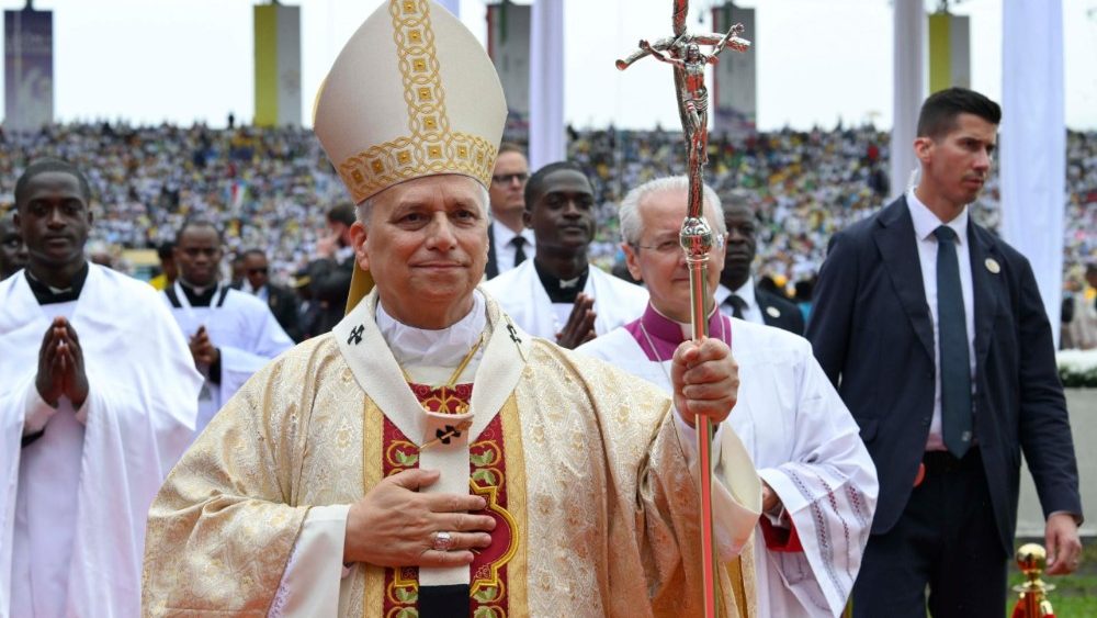 Mše svatá na stadionu v Malabu, 23. 4. 2026