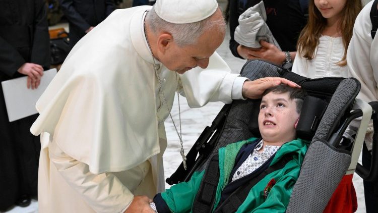 Un momento lleno de ternura en el encuentro 