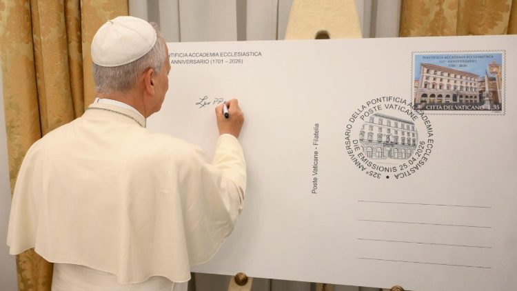 Pope Leo visits the Pontifical Ecclesiastical Academy in Rome