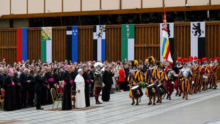 The ceremony in the Paul VI Hall