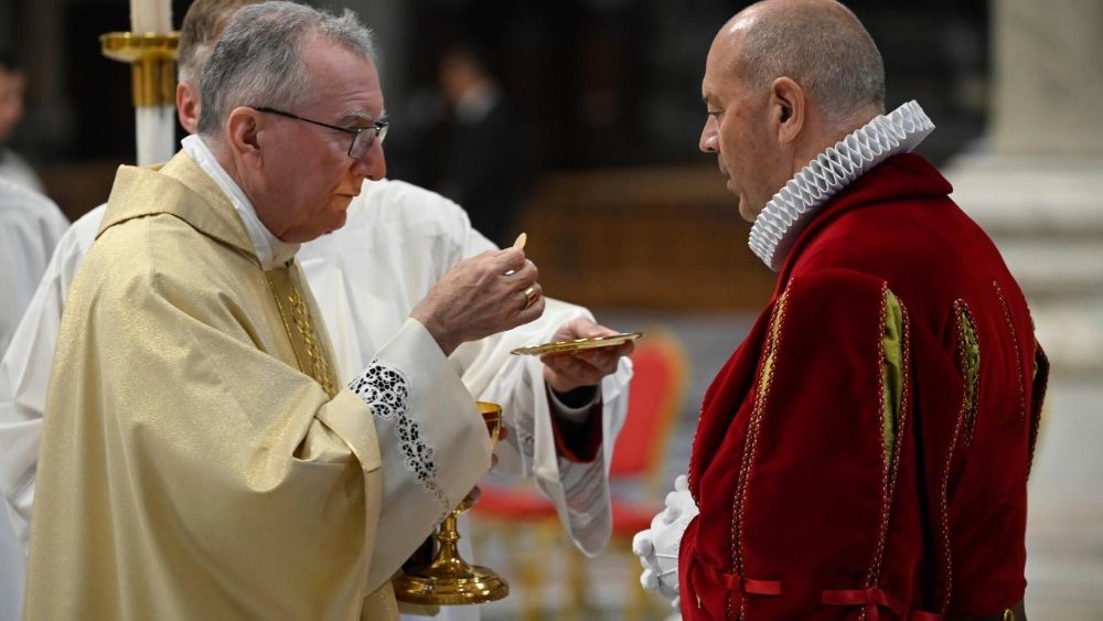 Sfânta Liturghie prezidată de cardinalul Pietro Parolin cu ocazia jurământului solemn al celor 28 de noi gărzi din Garda Elvețiană Pontificală