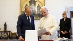 Pope Leo XIV receives the Prime Minister of Poland in the Vatican