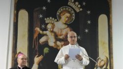 Papst Leo bei seinem Pastoralbesuch in Pompeji