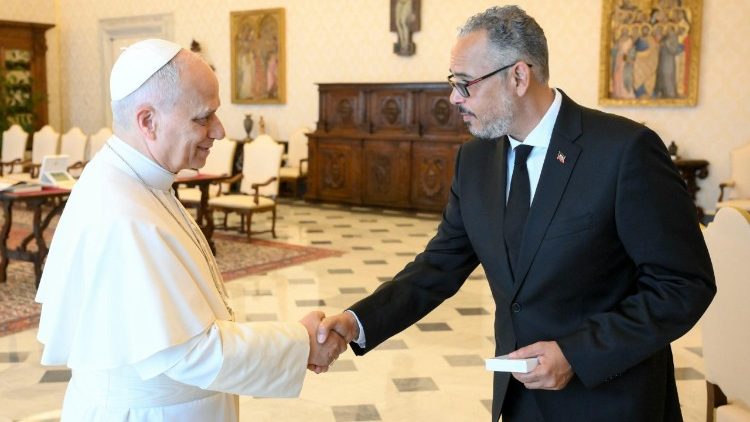 Pope Leo XIV receives Prime Minister Alix Didier Fils-Aimé of Haiti