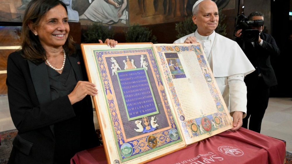 Леў XIV у "La Sapienza"