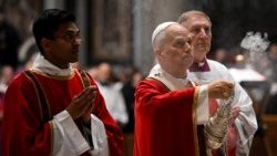 Pope Leo XIV presides at the Funeral Mass for Cardinal Paul Emil Tscherrig