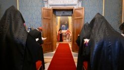 Le Pape a reçu Aram Ier, Catholicos de l'Église apostolique arménienne – siège de Cilicie, lundi 18 mai 2026.