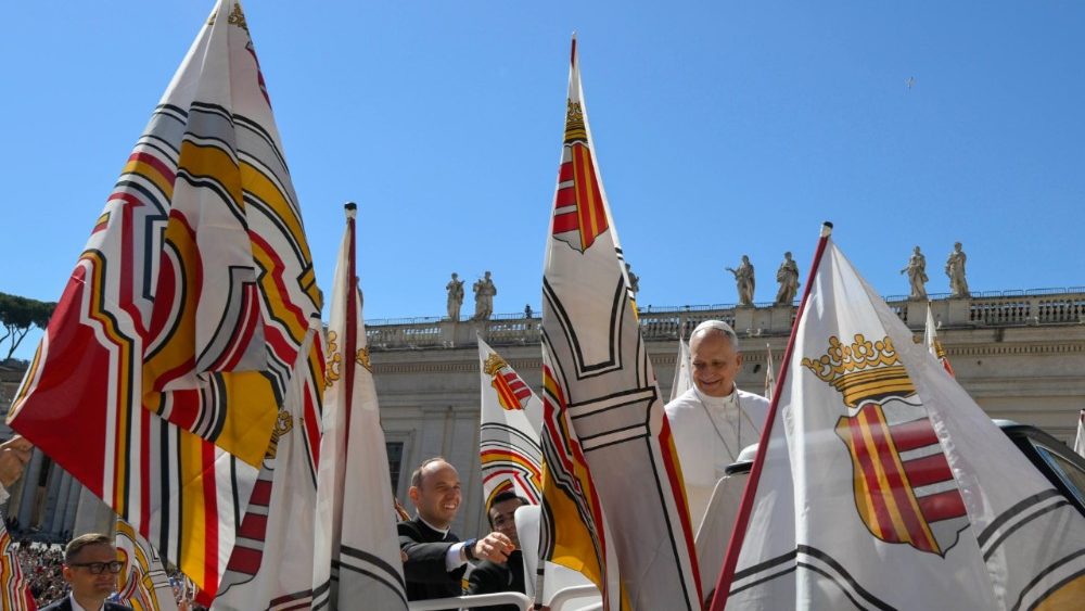 Papa gjatë audiencës së përgjithshme (@VATICAN MEDIA)