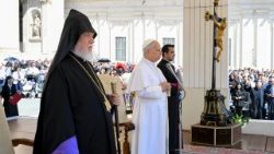 Katolikos Aram I. in papež Leon XIV.