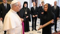Popiežius ir Bulgarijos parlamento pirmininkė