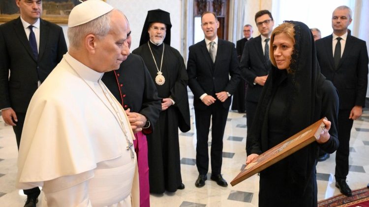 Popiežius ir Bulgarijos parlamento pirmininkė