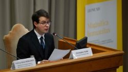 Christopher Olah la prezentarea enciclicei "Magnifica humanitas"