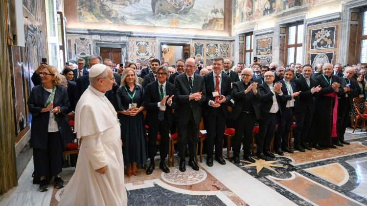 2026.05.30 Papa akutana na wajumbe wa Mfuko wa Kipapa wa Centesimus Annus Pro Pontifice.