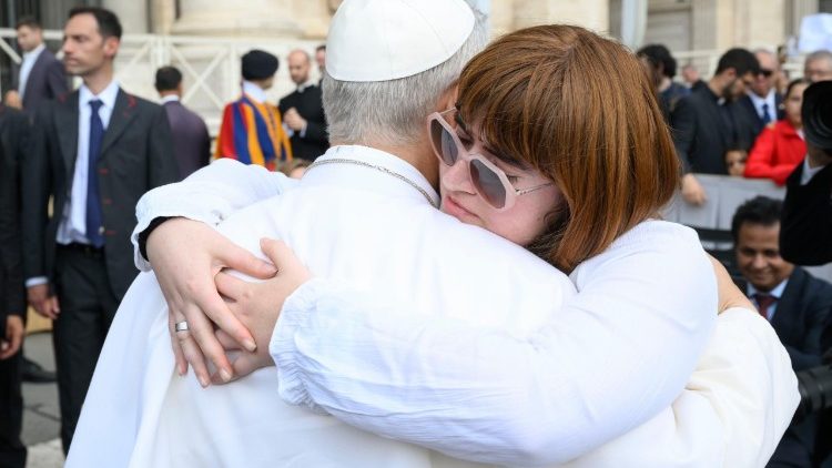 Papst Leo bei seiner Generalaudienz an diesem Mittwoch