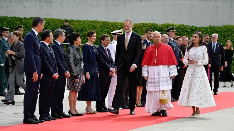 El Papa y los Reyes de Espa&ntilde;a