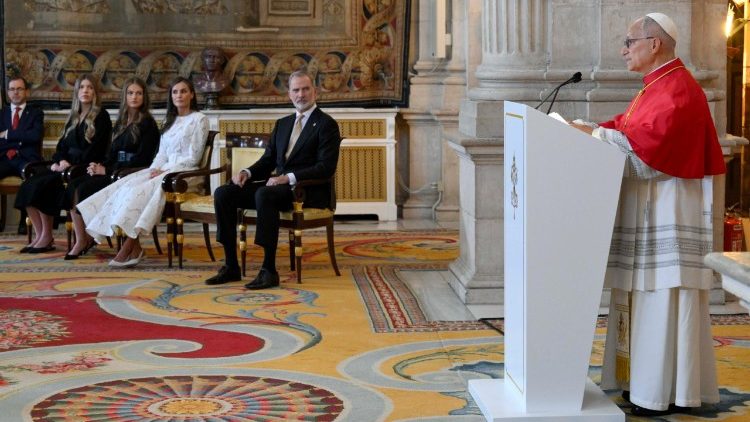 Discurso del Papa en el Palacio Real en Madrid 