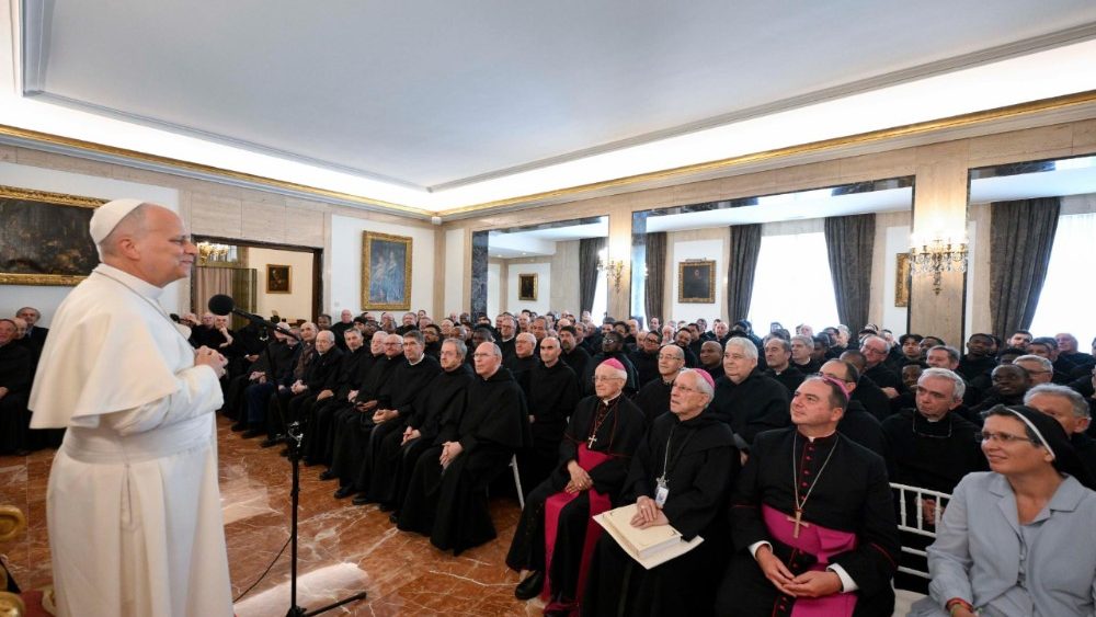 2026.06.07 Viaggio Apostolico in Spagna - Incontro con i membri dell'Ordine Agostiniano