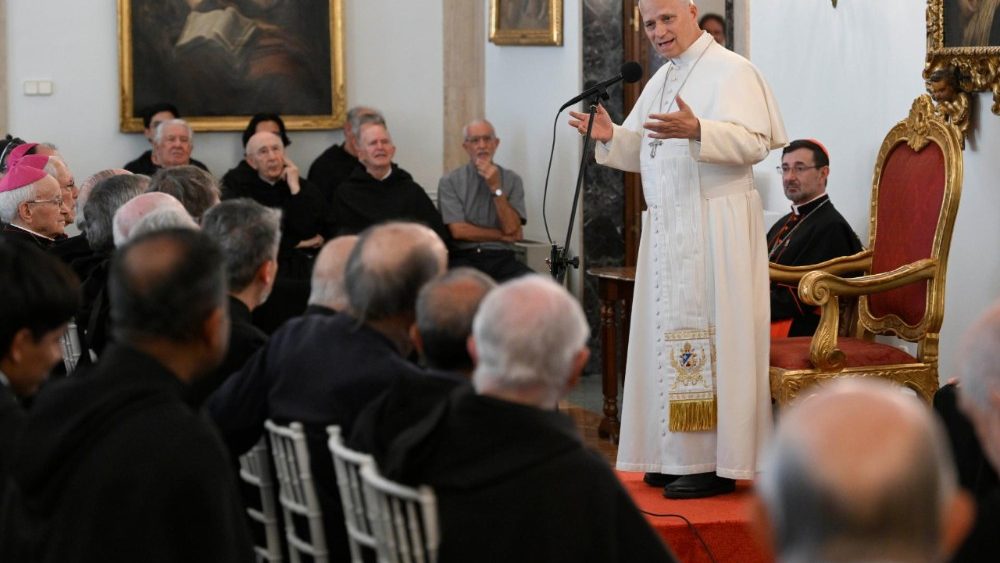 2026.06.07 Viaggio Apostolico in Spagna - Incontro con i membri dell'Ordine Agostiniano