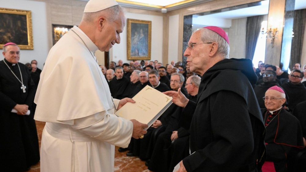 2026.06.07 Viaggio Apostolico in Spagna - Incontro con i membri dell'Ordine Agostiniano