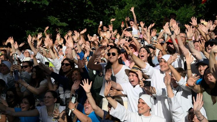 Celebrating the feast day and hearing Pope Leo’s presence drove some pilgrims to travel from far to the Mass in the morning