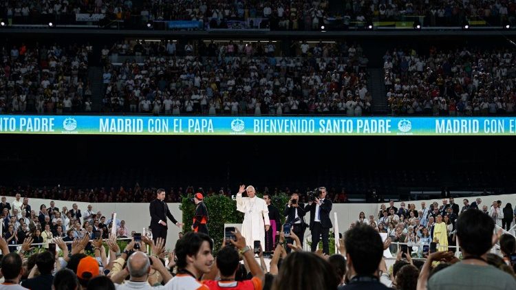Il saluto finale di Papa Leone XIV al Bernab&eacute;u