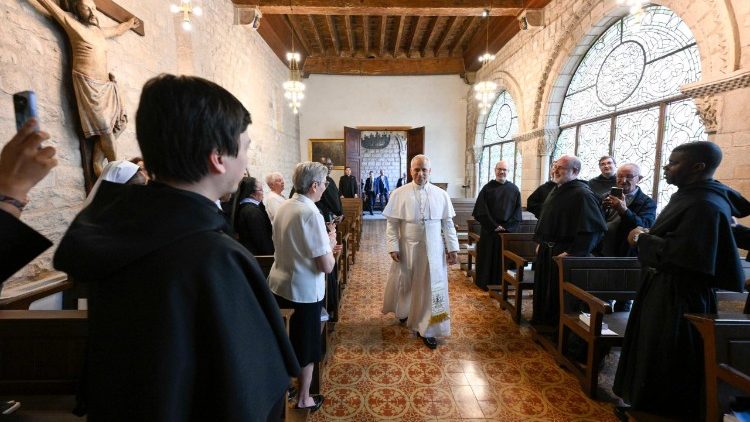 2026.06.09 Viaggio Apostolico in Spagna - Incontro con i membri dellâ  Ordine Agostiniano