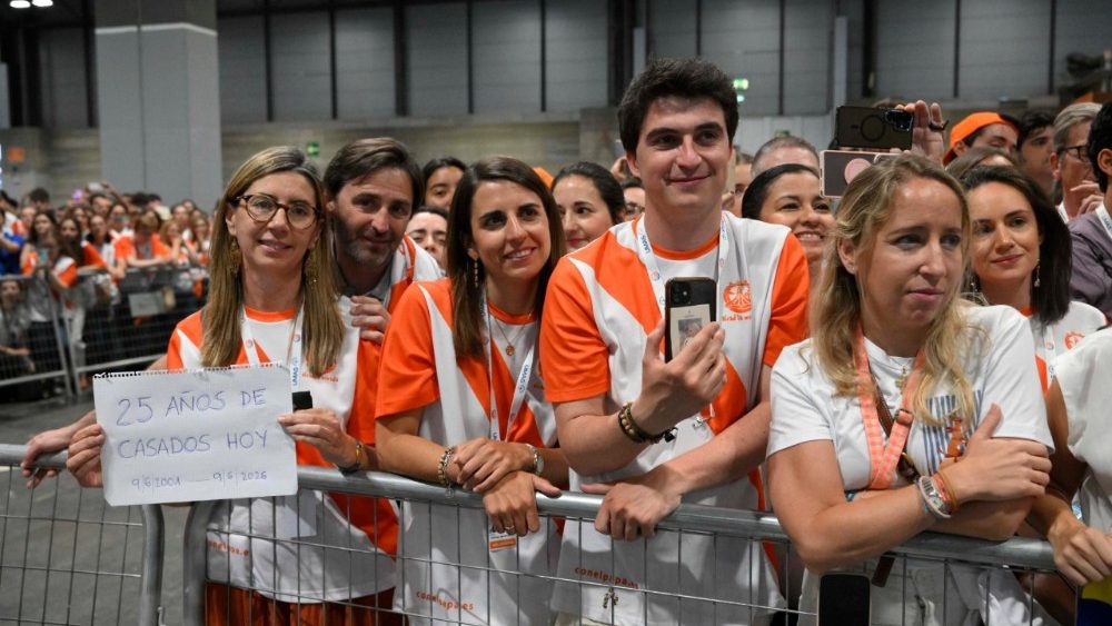 Setkání s dobrovolníky na výstavišti IFEMA v Madridu, 9. 6. 2026