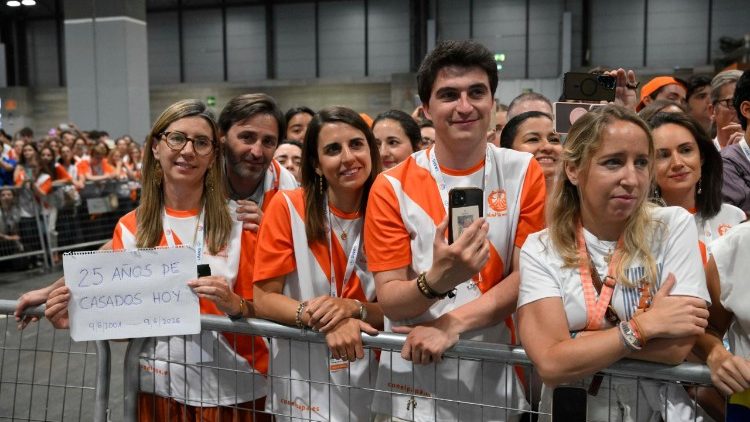 Viaje apost&oacute;lico a Espa&ntilde;a - Encuentro con los voluntarios