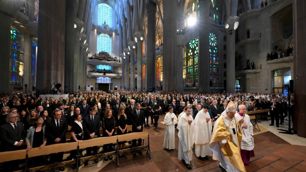Mše svatá v bazilice Sagrada Familia, 10. 6. 2026
