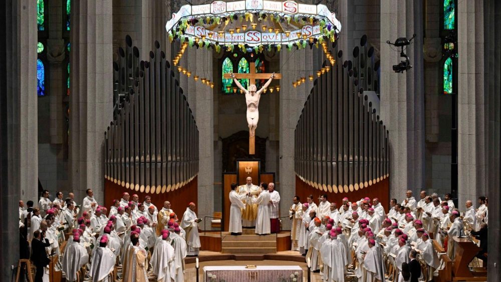 Mše svatá v bazilice Sagrada Familia, 10. 6. 2026