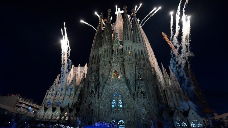 Celebration at the Basilica of the Sagrada Fam&iacute;lia