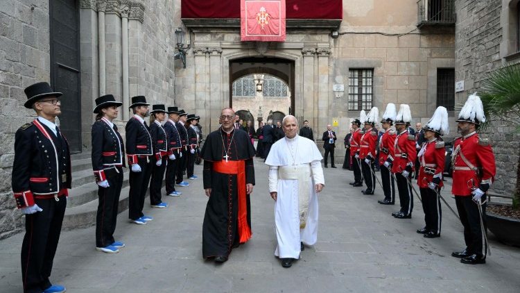 El Papa se despide de Barcelona