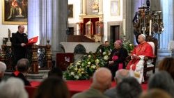11 juin 2026 Voyage apostolique en Espagne - Rencontre avec les évêques, les prêtres, les diacres, les religieux, les religieuses, les séminaristes et les agents pastoraux dans la cathédrale Sainte-Anne