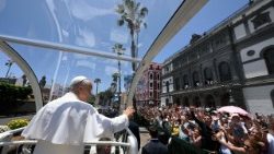 2026.06.11 Viaggio Apostolico in Spagna - Incontro con i Vescovi, i Sacerdoti, i Diaconi, i Religiosi, le Religiose, i Seminaristi e gli Operatori pastorali nella Cattedrale di Santâ  Anna