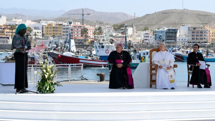  Prvo srečanje papeža Leona XIV. na Kanarskih otokih je bilo namenjeno migrantom