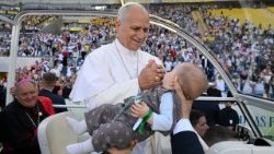 Uno de los tantos momentos inolvidables del viaje apostólico del Papa León XIV a España