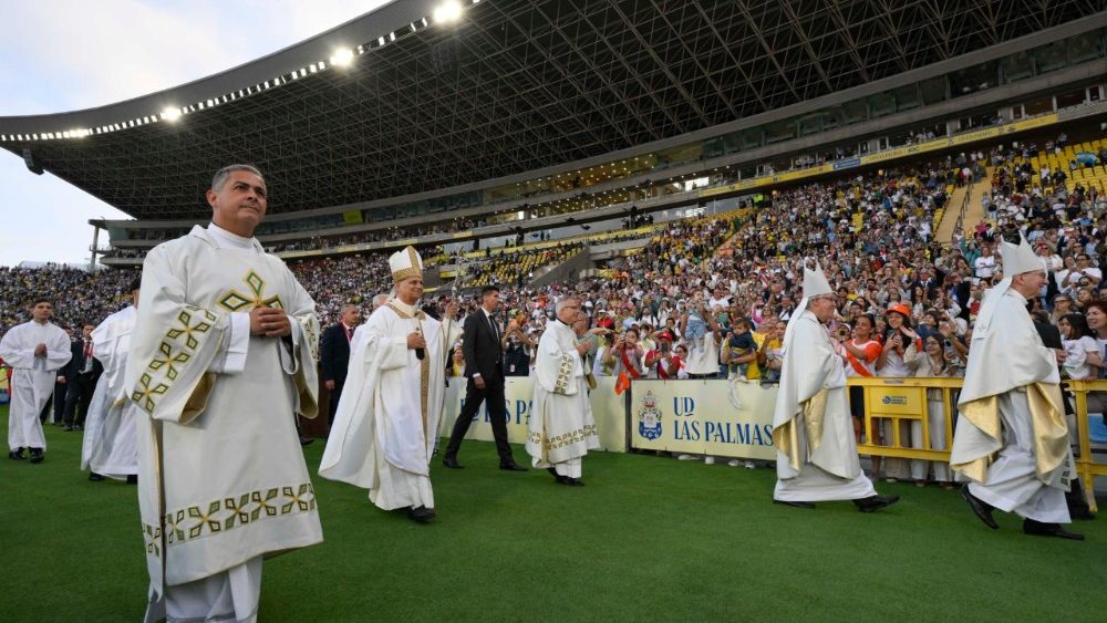 Mše svatá na stadionu Gran Canaria, 11. 6. 2026