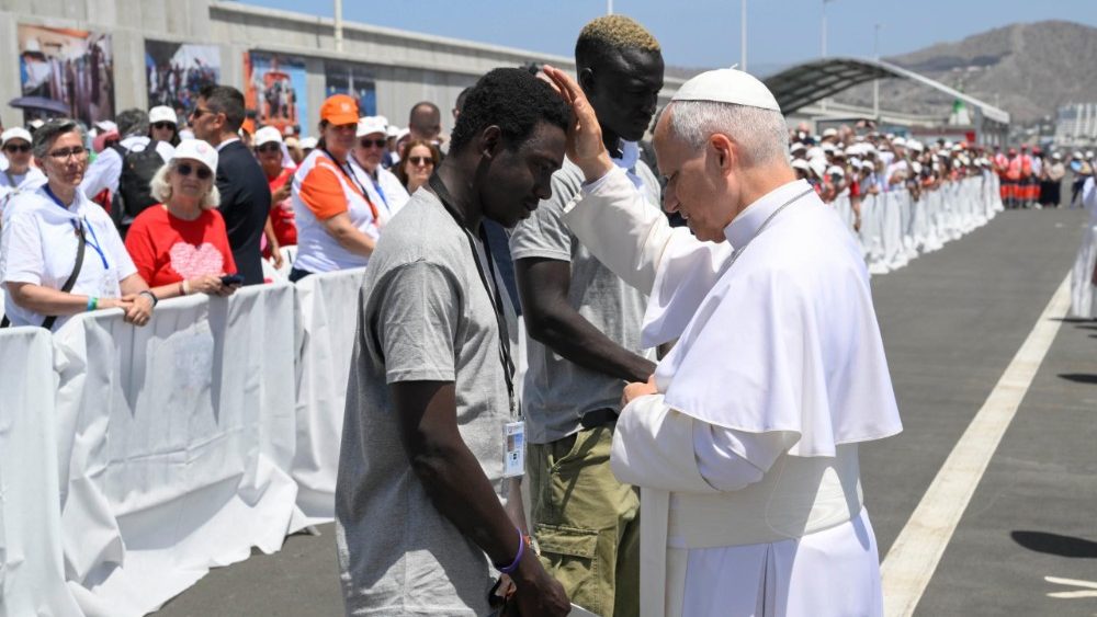 2026.06.11 Viaggio Apostolico in Spagna - Seconda Parte Incontro con le realta' di accoglienza dei migranti