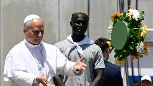 Gran Canaria: Leon XIV nawiązał do gestu Franciszka z Lampedusy
