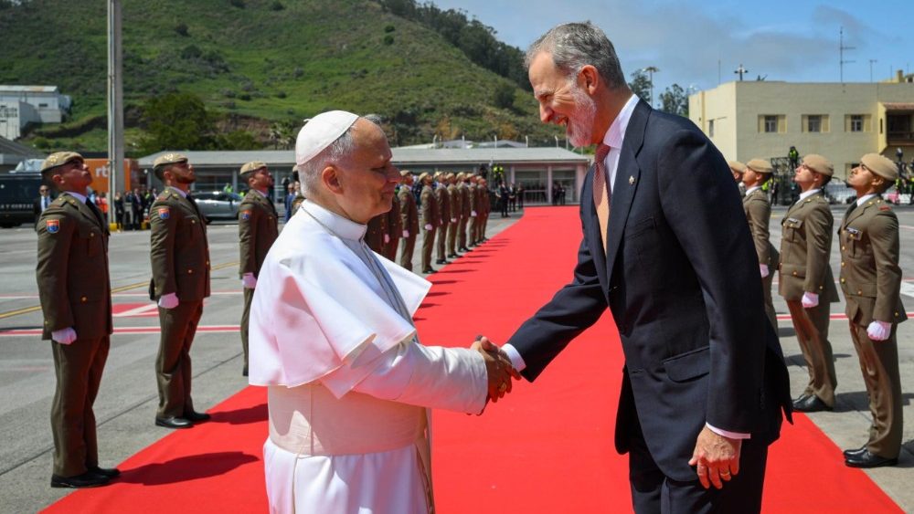 Ceremoniál na rozloučenou na letišti na Tenerife, 12. 6. 2026