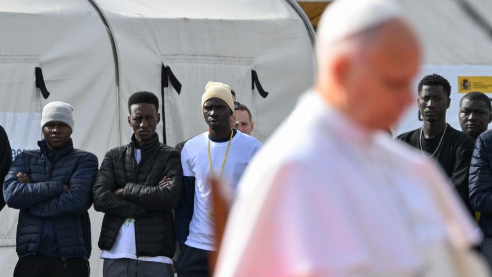 2026.06.12 Viaggio Apostolico in Spagna - Incontro con i migranti del Centro Las RaÃ­ces