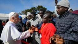 2026.06.12 Viaggio Apostolico in Spagna - Incontro con i migranti del Centro Las RaÃ­ces