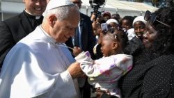 2026.06.12 Viaggio Apostolico in Spagna - Incontro con i migranti del Centro Las RaÃ­ces
