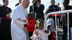 2026.06.12 Viaggio Apostolico in Spagna - Incontro con i migranti del Centro Las RaÃ­ces
