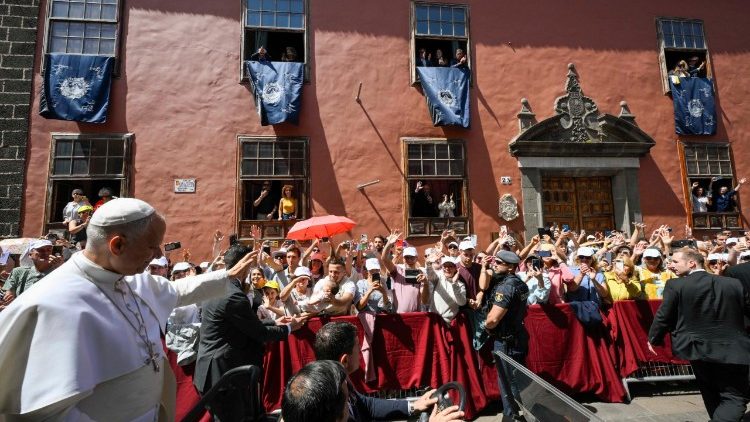 El Papa en Las Canarias