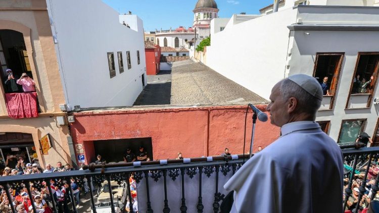 Dal balcone della casa vescovile.