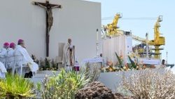 2026.06.12 Viaggio Apostolico in Spagna - Santa Messa al Porto di Santa Cruz de Tenerife.