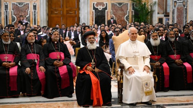 15 juin 2026 Le Pape Léon reçoit en audience une délégation de fidèles de rite syro-malankare en Europe