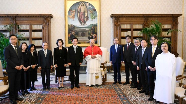 Lev XIV. s jihokorejskou delegací