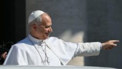 Leó pápa a szerdai általános kihallgatáson